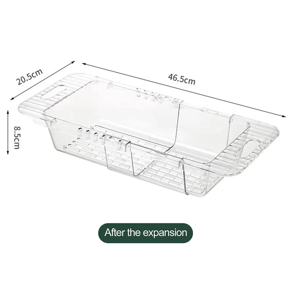 2-Pack Retractable Dish Drying Rack Basket | Drainer Over The Sink (Green)