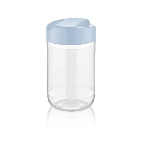 2 Pcs Glass Spice Jar 660 ml (*W3.2,*L3.2,*H6.0)Inches