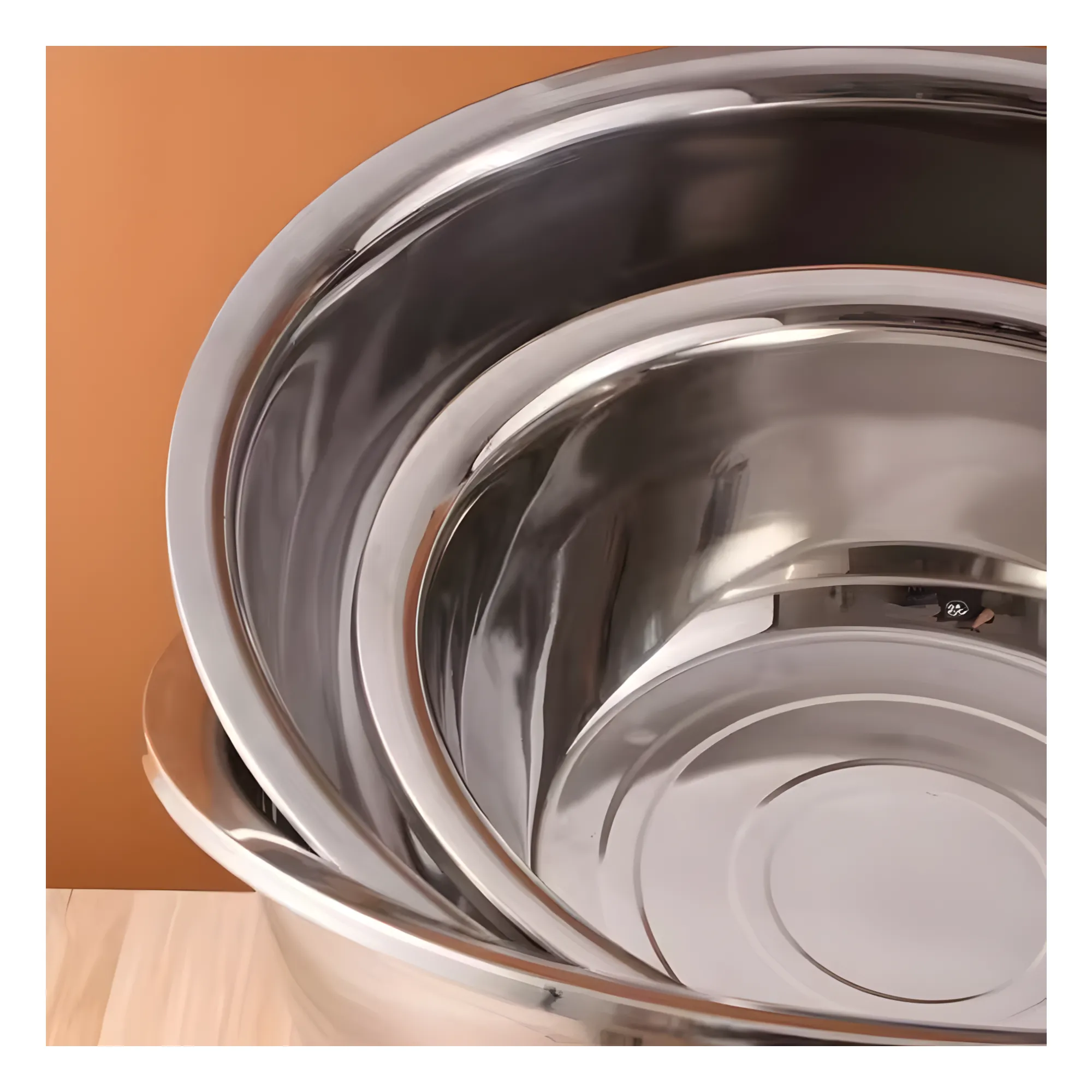 22cm Stainless Steel Kitchen Mixing Bowl
