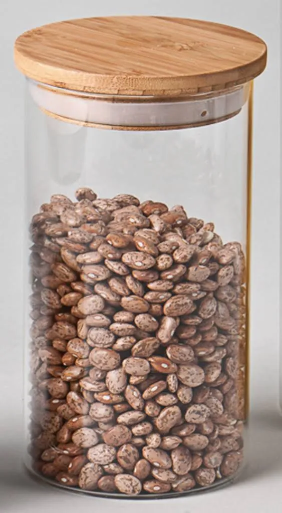 500Ml Glass Storage Jar With Bamboo Lid