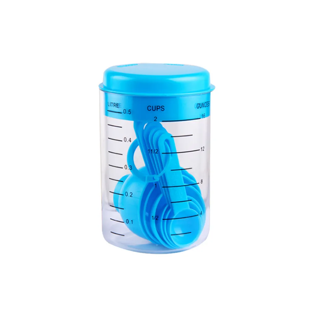 7-Piece Measuring Cup Set With Scale Tool