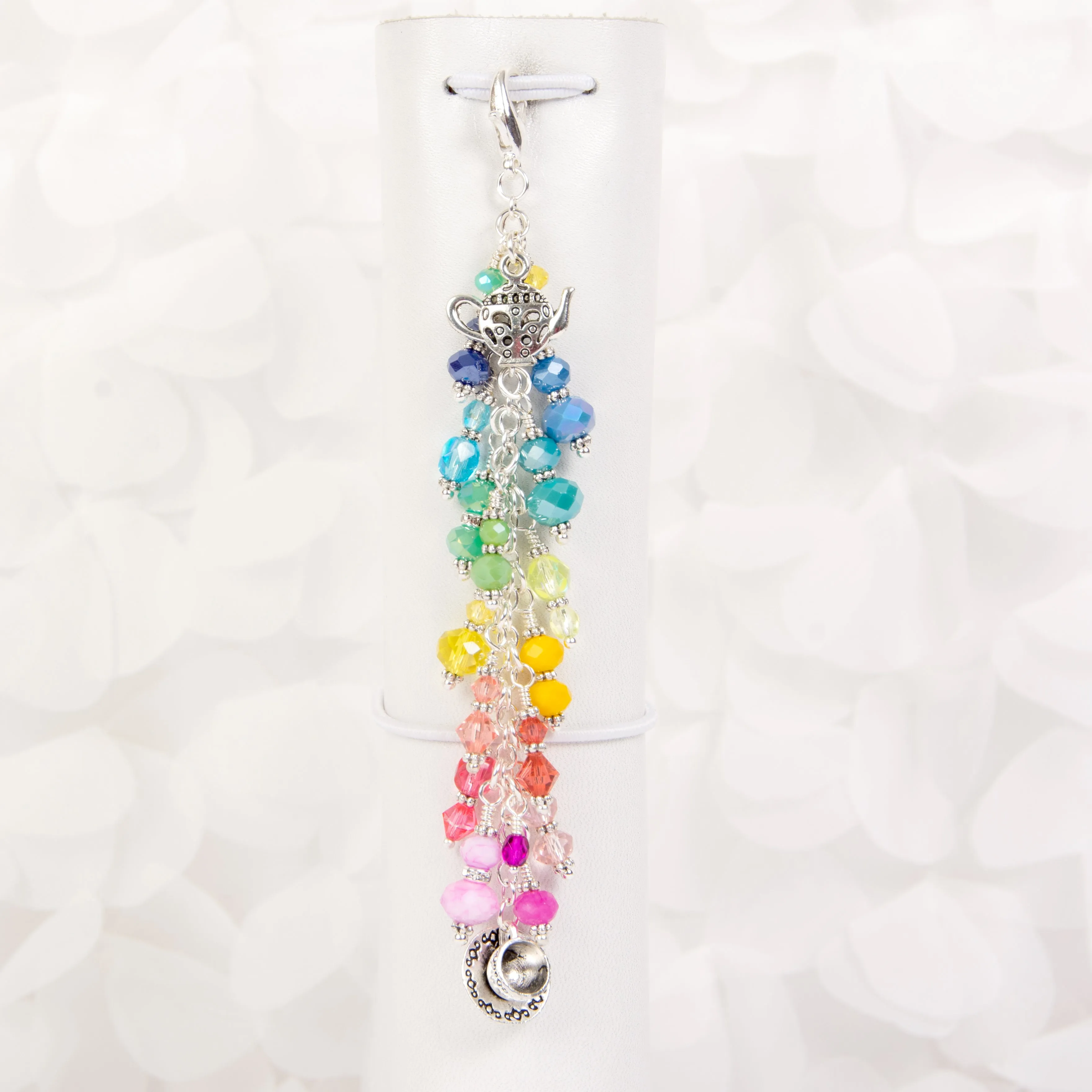 Afternoon Tea Dangle Planner Charm with Teapot and Tea Cup