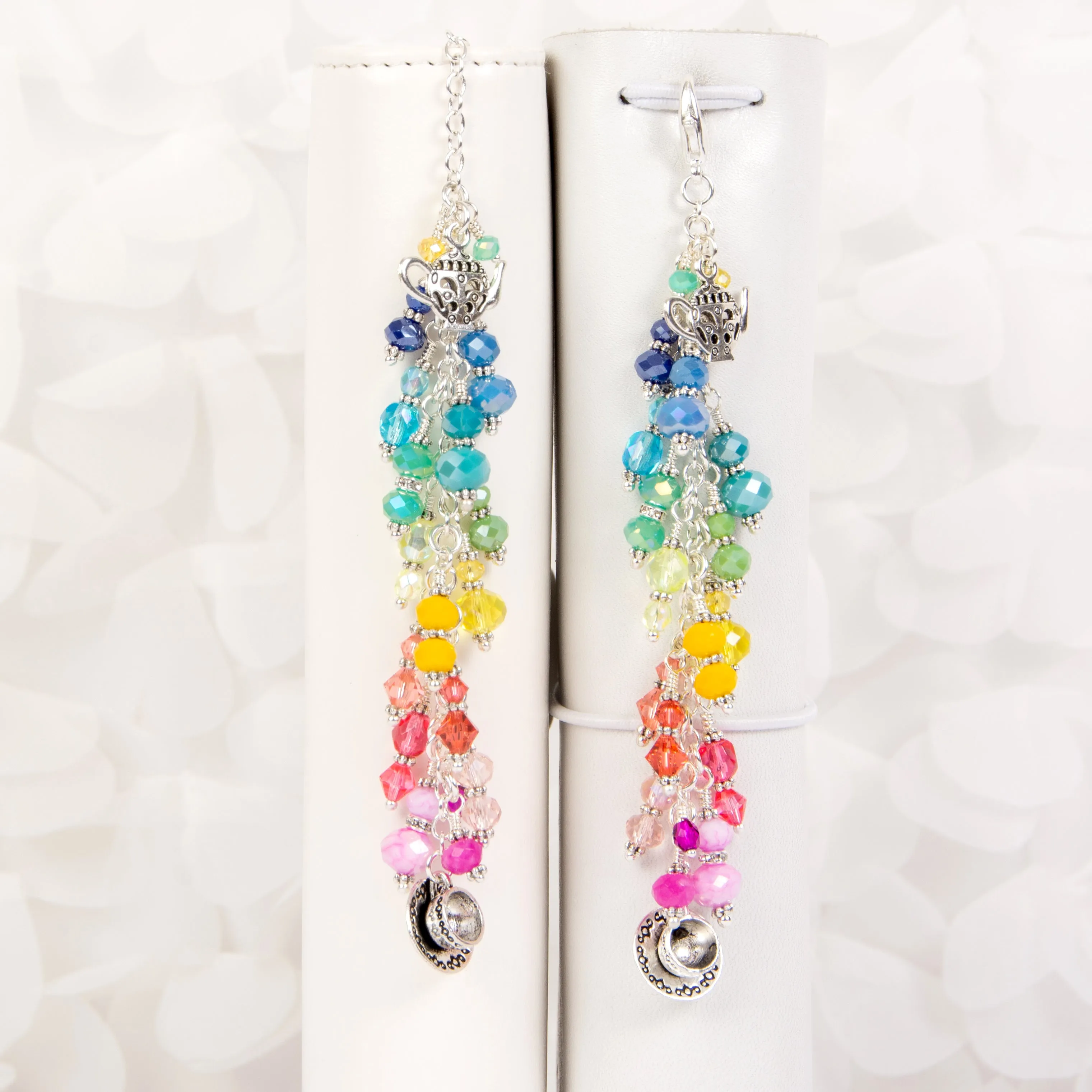 Afternoon Tea Dangle Planner Charm with Teapot and Tea Cup