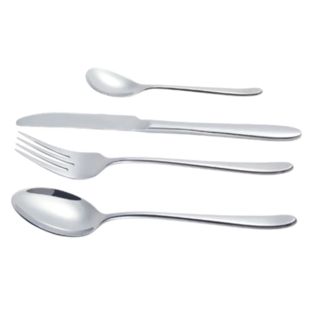 Arshia Silver Matte Cutlery 133pc Set