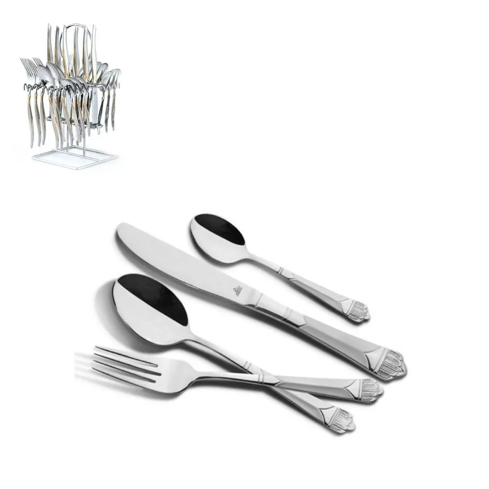 Arshia Stand Cutlery Set 24PCS