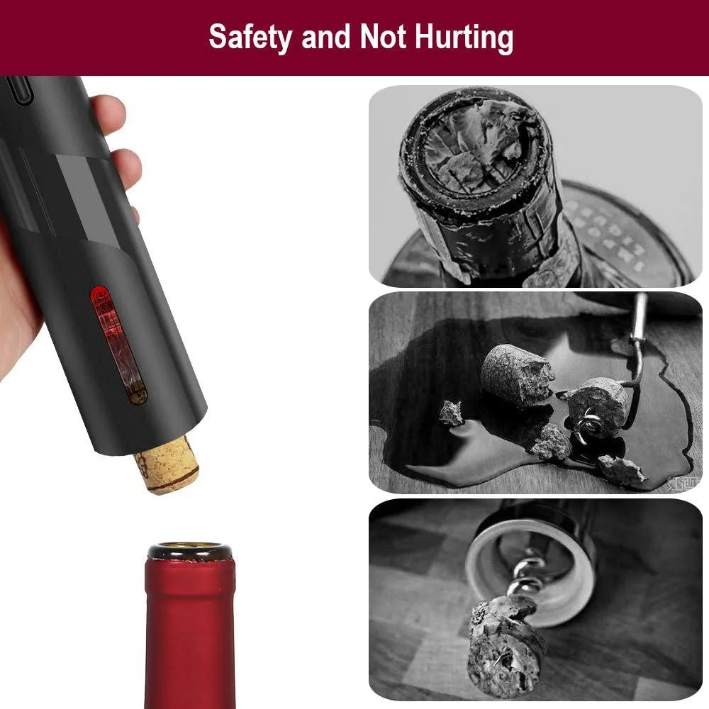 Automatic Electric Wine Bottle Corkscrew Opener