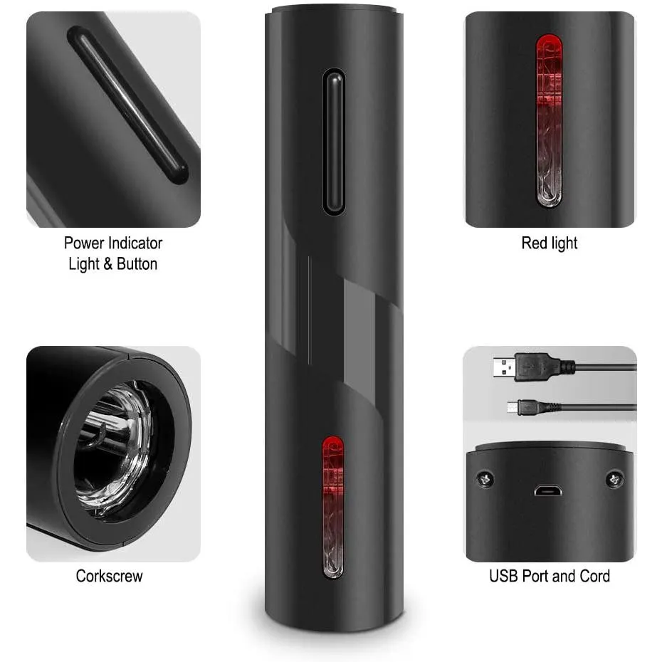 Automatic Electric Wine Bottle Corkscrew Opener