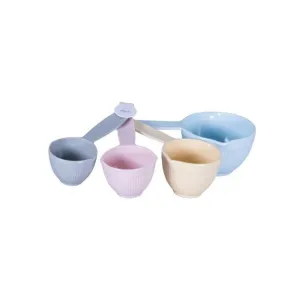 Avanti Ribbed Measuring Cups Pastel Set of 4