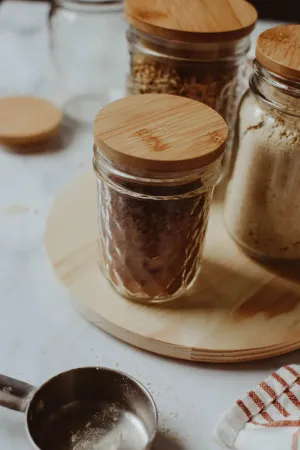 Bamboo Jar Lid - Regular Mouth