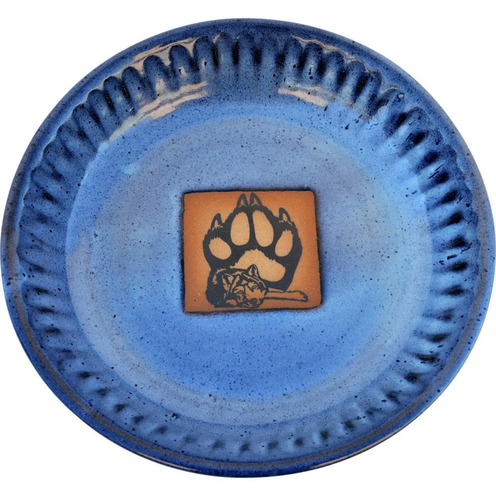 Blue Wolf Pottery Serving Plate