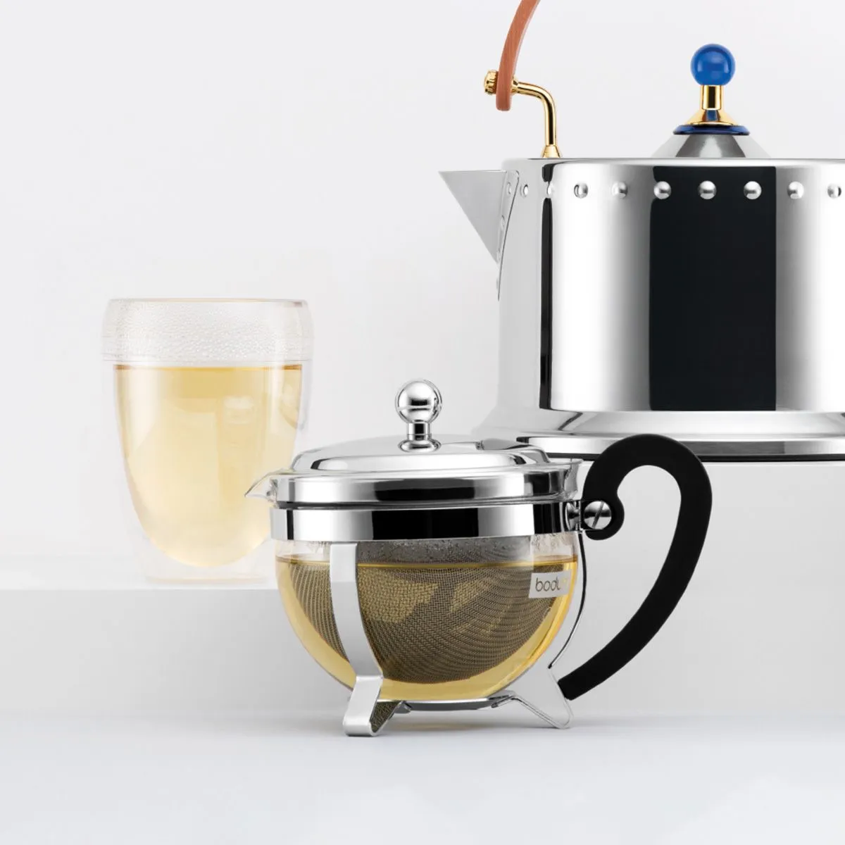 Bodum Chambord Tea Maker With Filter Chrome, 0.5 L