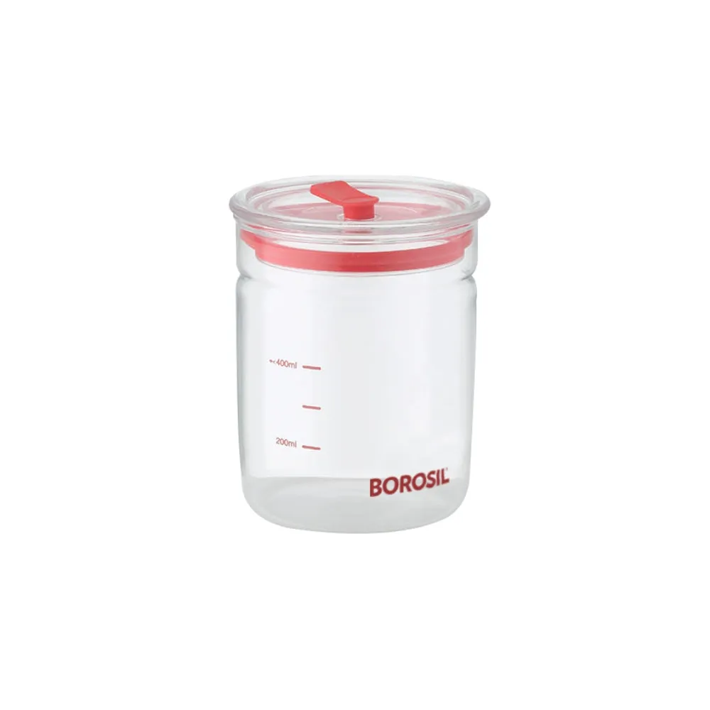 Borosil Classic Trend Glass Jar