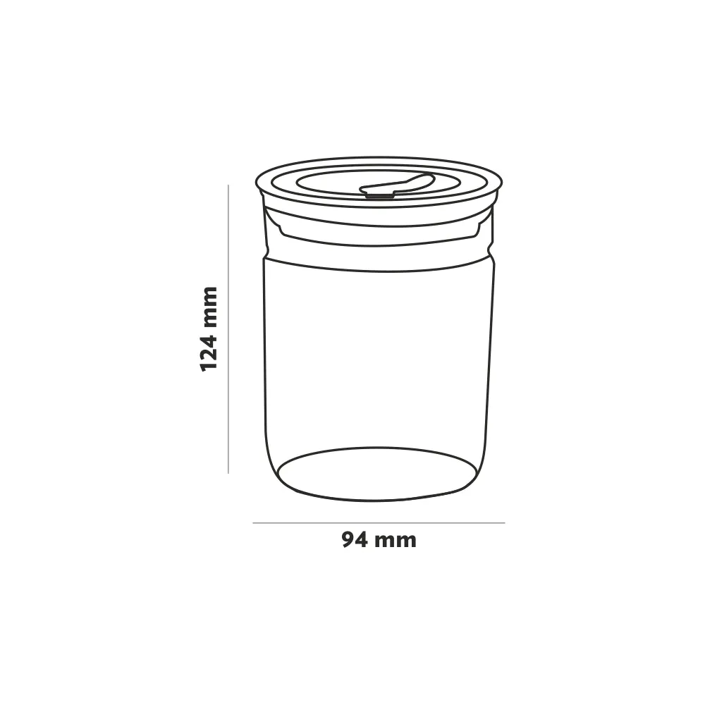 Borosil Classic Trend Glass Jar