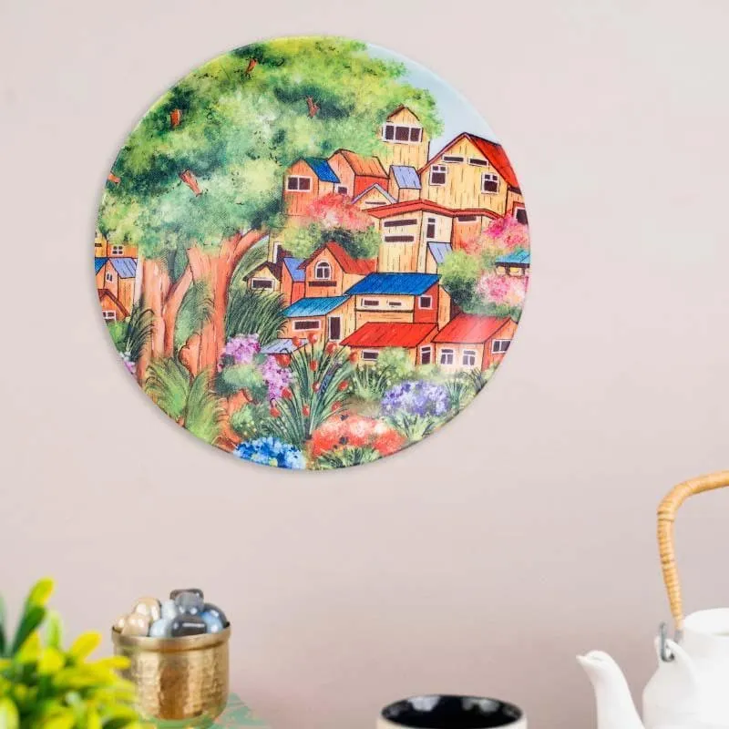 Close-knit Town Decorative Plate