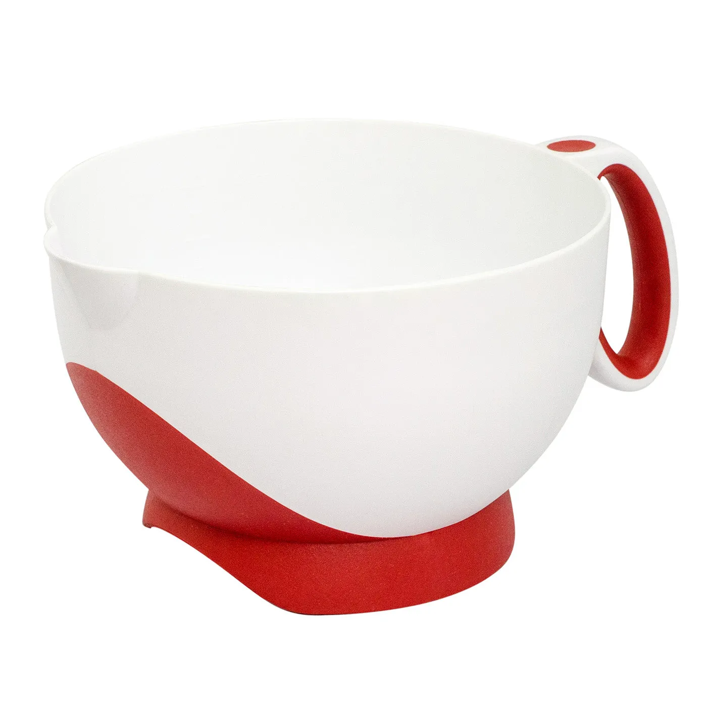 Cuisipro Deluxe Batter Bowl Mixing With Handle And Measurements, Red