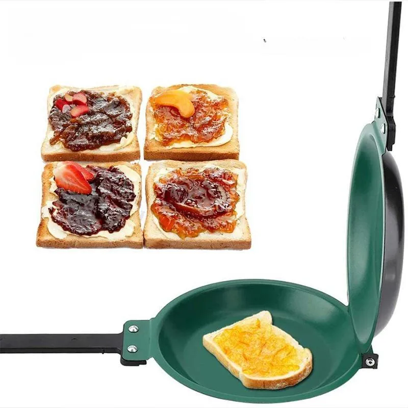 Double-Sided Non-Stick Pancake & Egg Pan – Foldable Frying Kitchen Tool for Easy Cooking