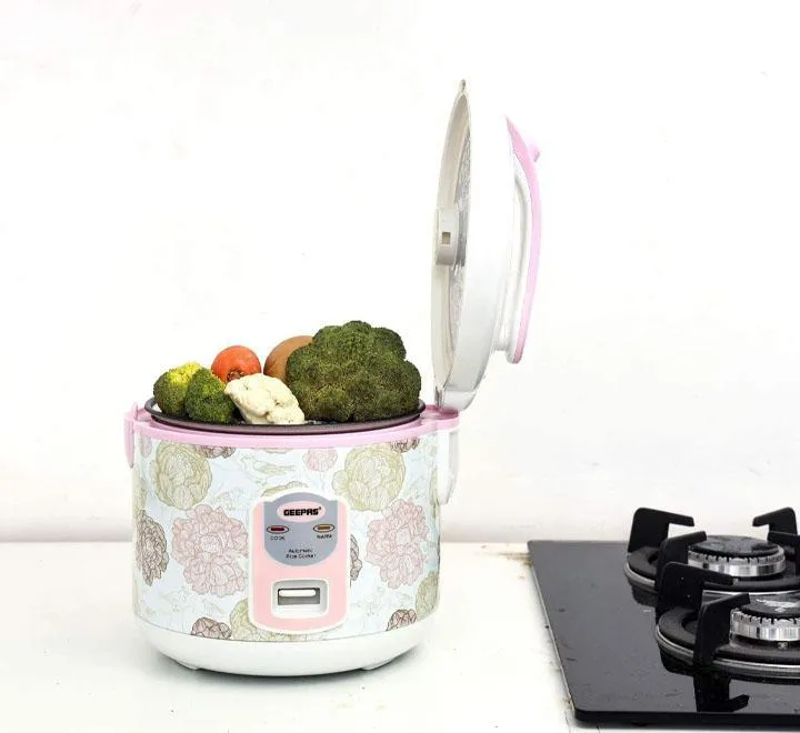 Electric Rice Cooker With Steamer