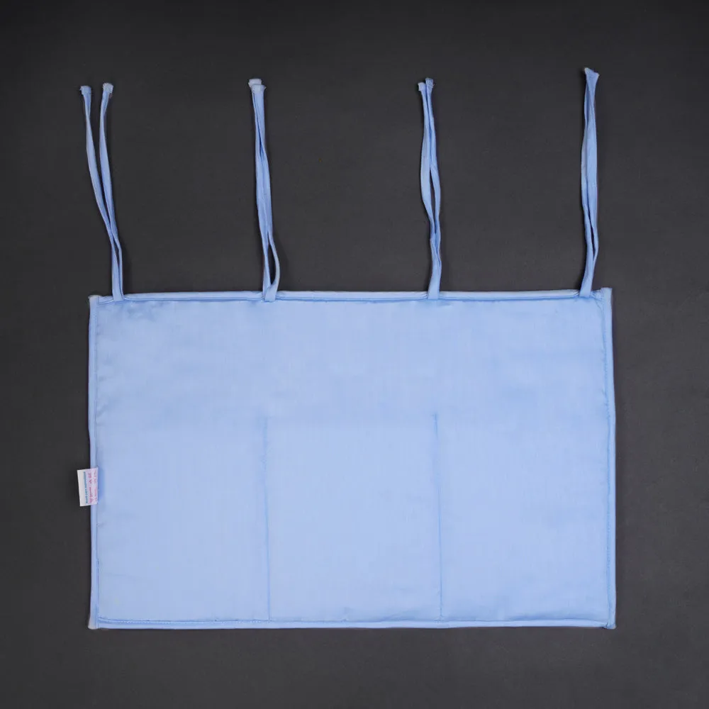 Fancy Fluff Organic Cotton Crib Organiser - Nova