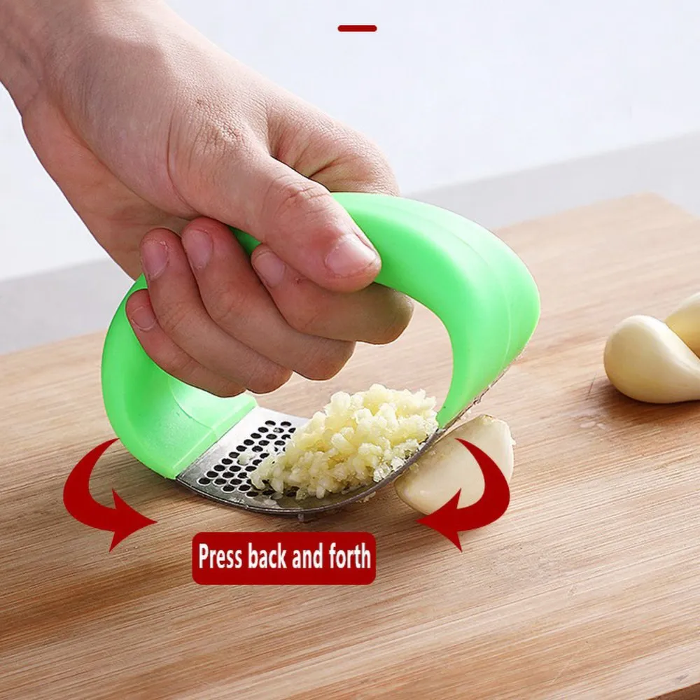 Funki Buys | Garlic Presses | Multi-function Stainless Steel Garlic Press | Colored
