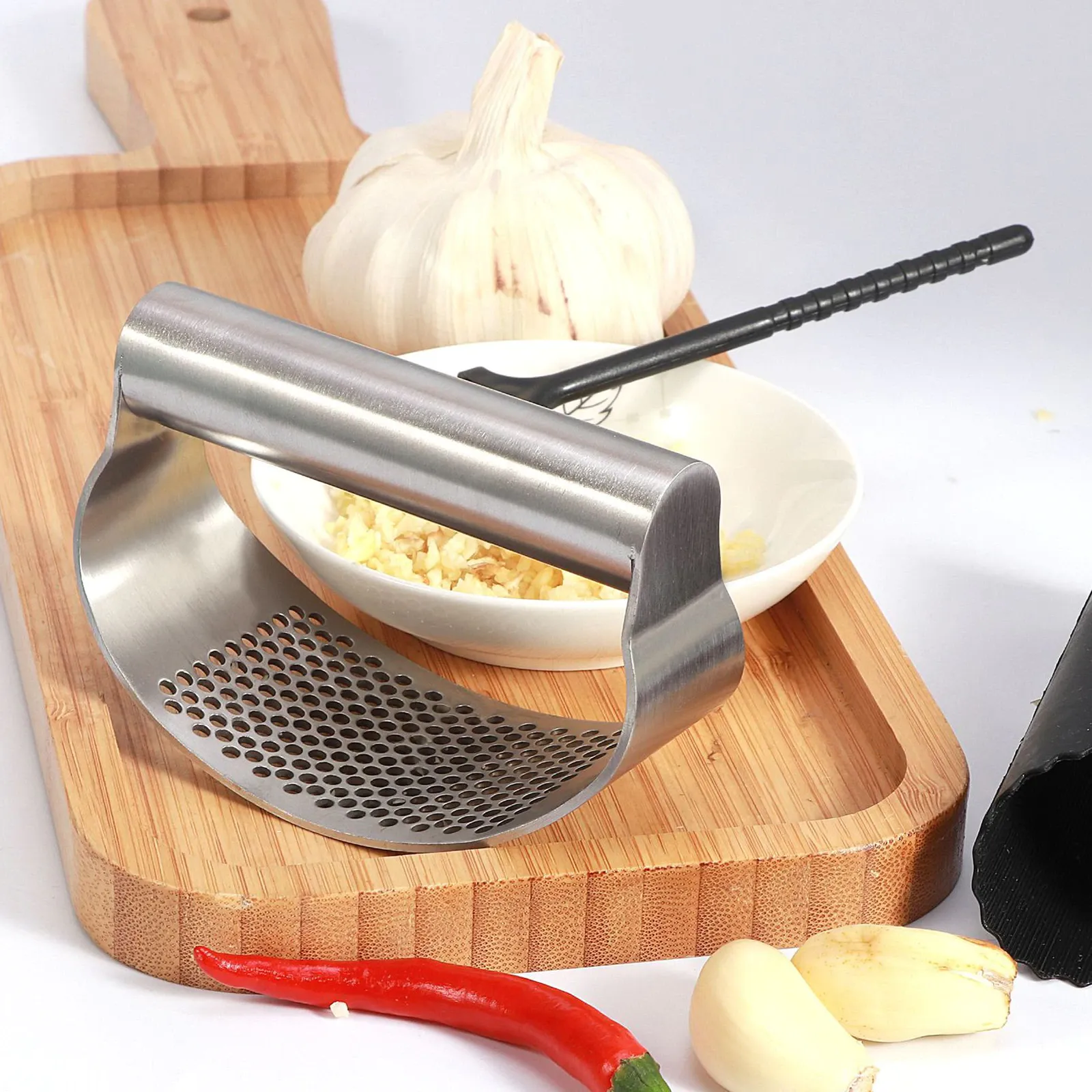Funki Buys | Garlic Presses | Stainless Steel Garlic Rocker