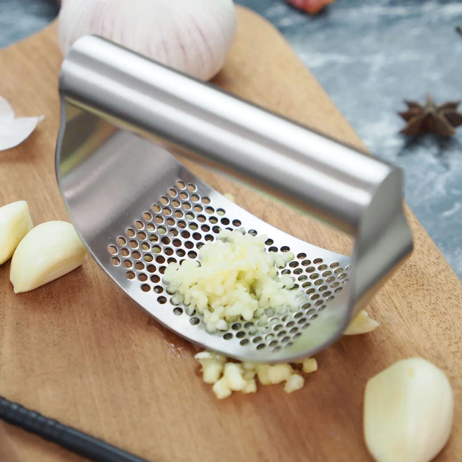 Funki Buys | Garlic Presses | Stainless Steel Garlic Rocker