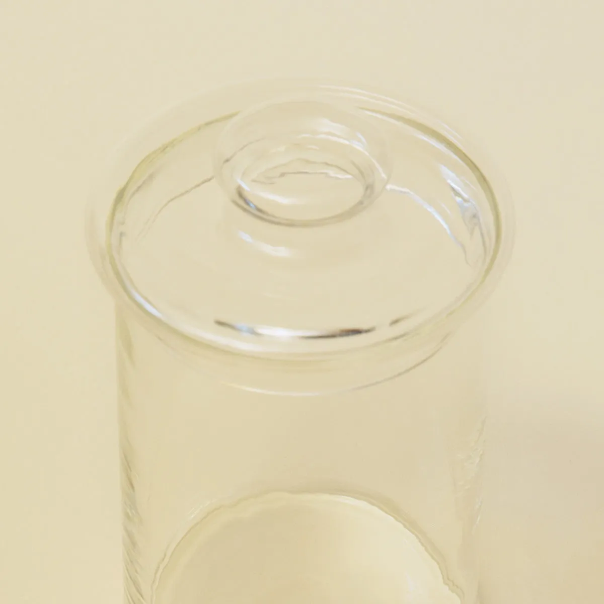 Glass Canister with Lid - M