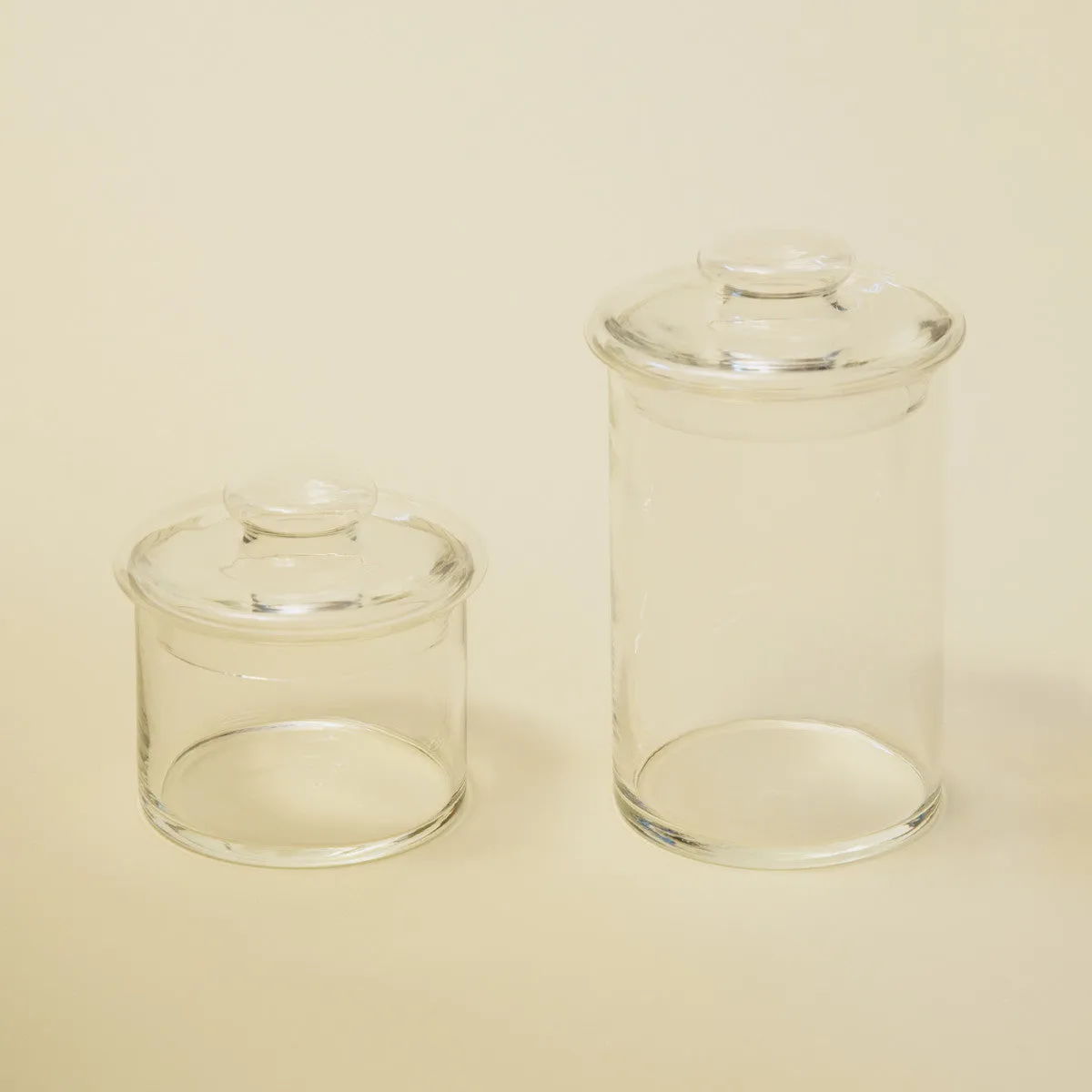 Glass Canister with Lid - M