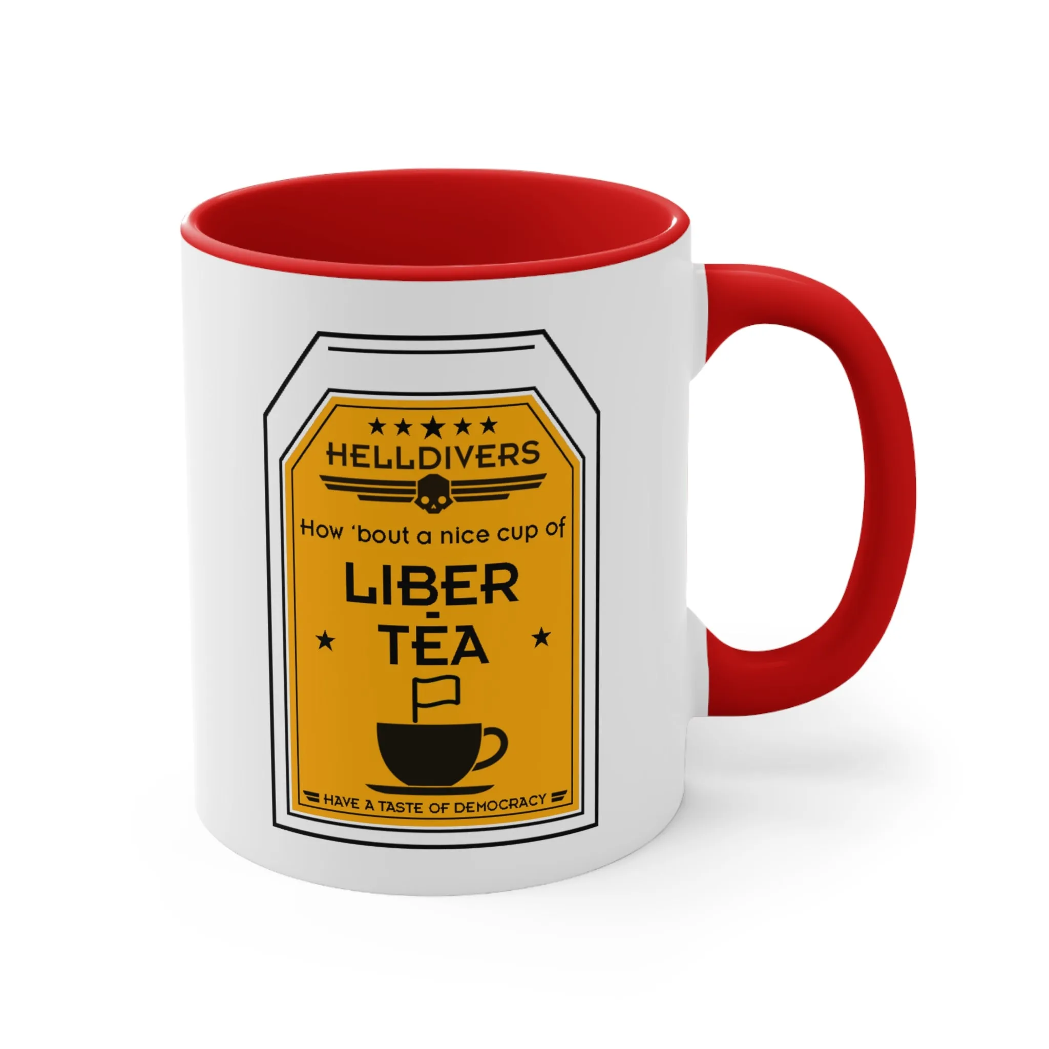 Helldivers 2 Inspired How 'bout a nice cup of LIBERTEA Mug Coffee Mug, 11oz