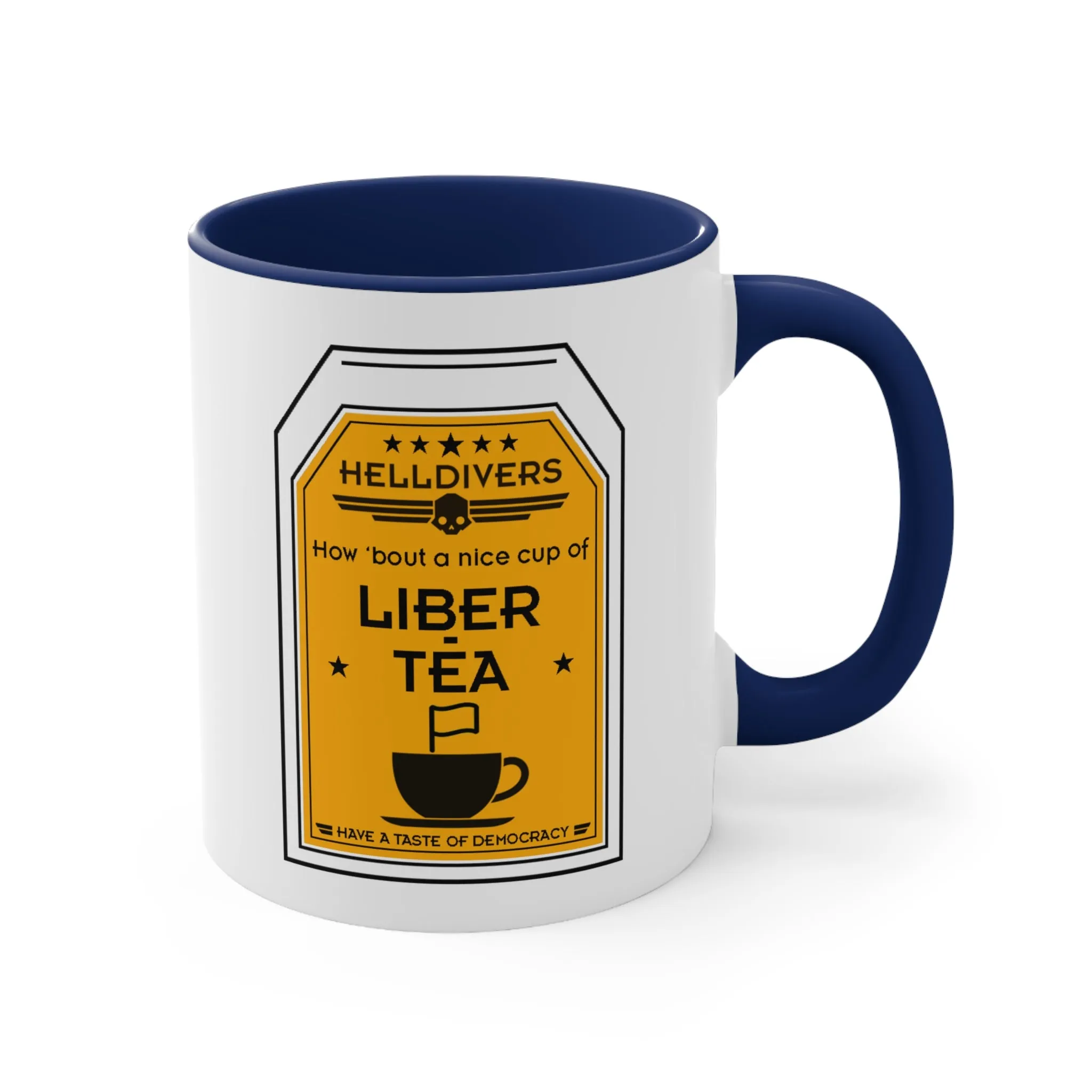 Helldivers 2 Inspired How 'bout a nice cup of LIBERTEA Mug Coffee Mug, 11oz