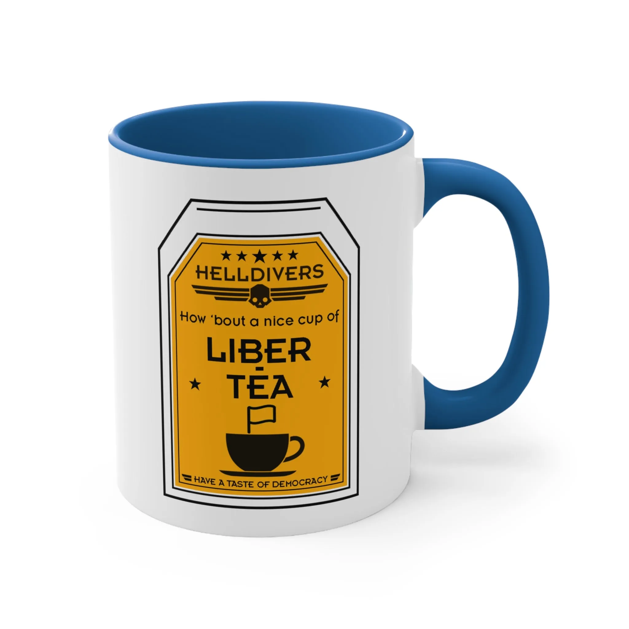 Helldivers 2 Inspired How 'bout a nice cup of LIBERTEA Mug Coffee Mug, 11oz