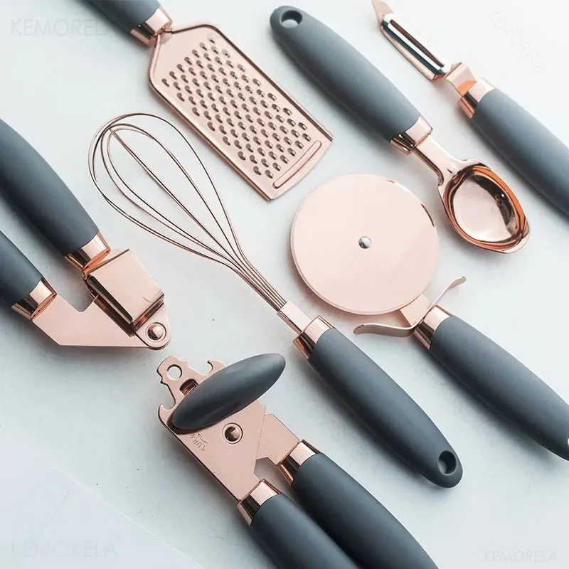 High-End Stainless Steel Kitchen Gadget Set