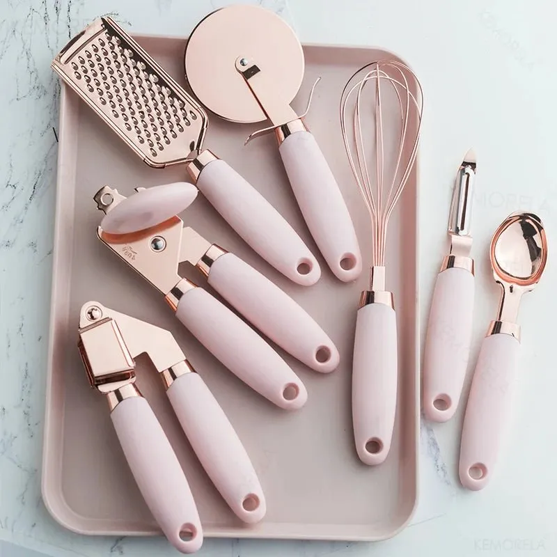 High-End Stainless Steel Kitchen Gadget Set