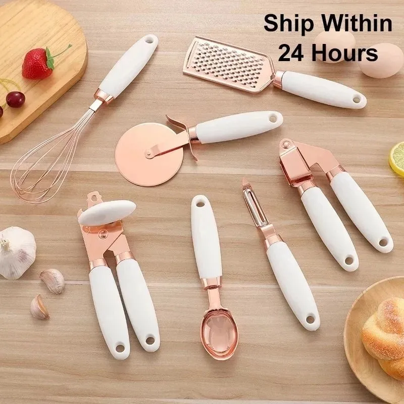 High-End Stainless Steel Kitchen Gadget Set