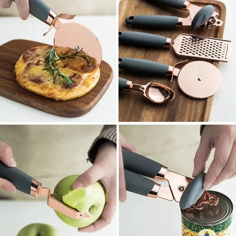 High-End Stainless Steel Kitchen Gadget Set
