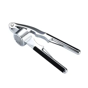 HippoMart Chef's Professional SUS304 Stainless Steel Garlic Press with Ergonomic Handle