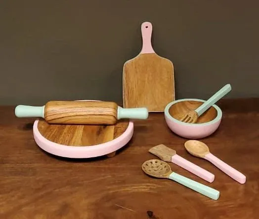 House of Zizi Montessori cooking set for kids/toddlers