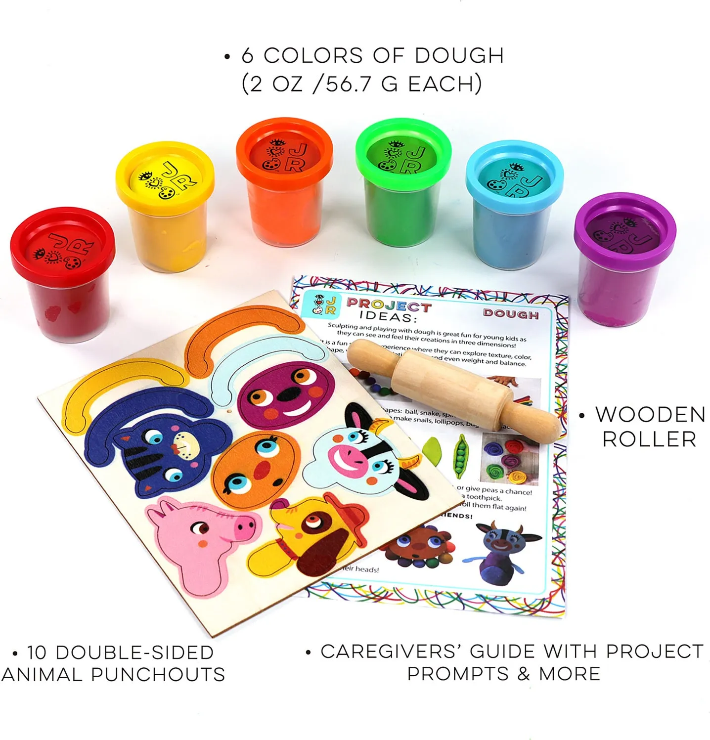 iHeartArt JR 6 Doughs   Wooden Roller
