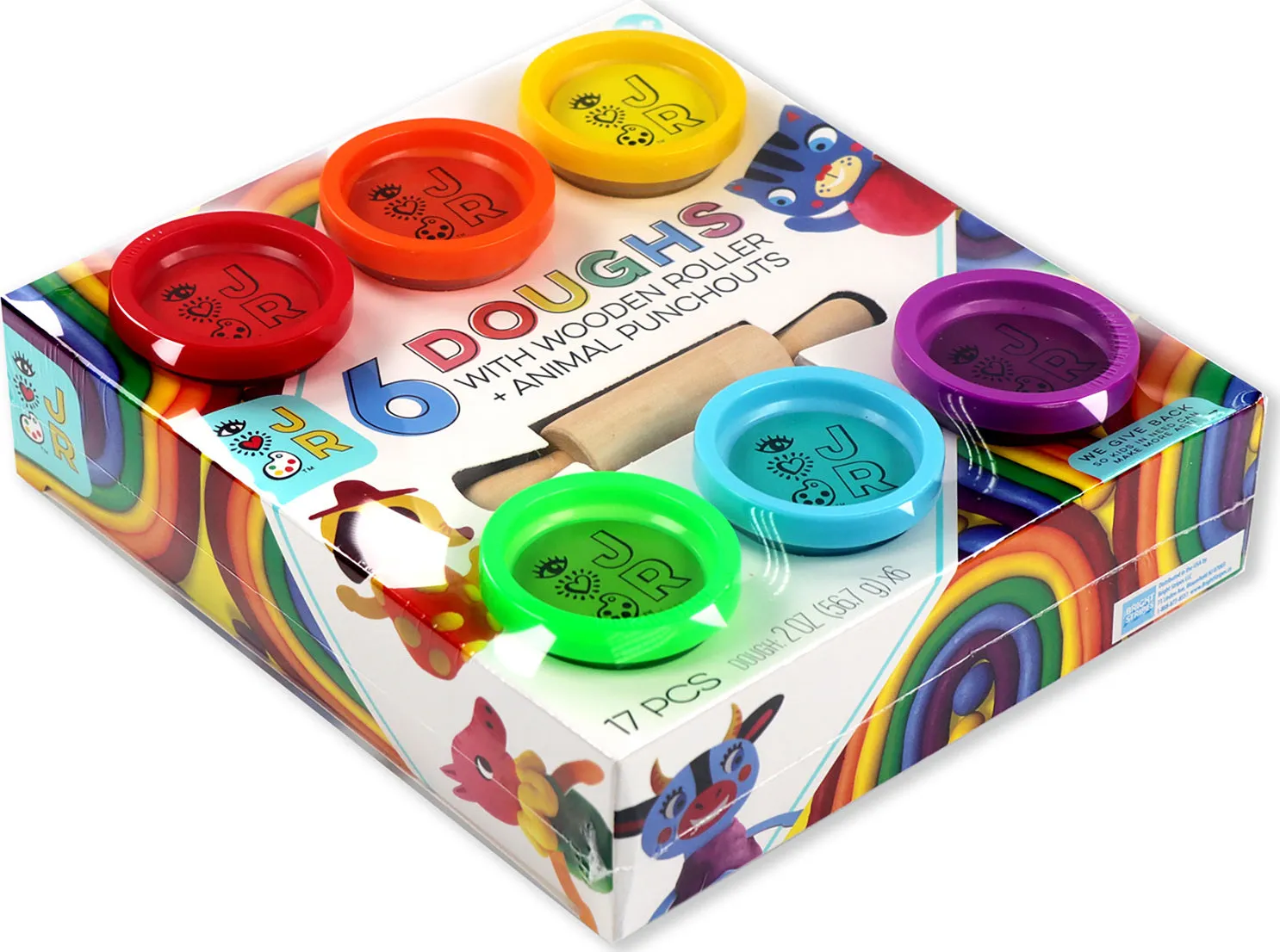 iHeartArt JR 6 Doughs   Wooden Roller