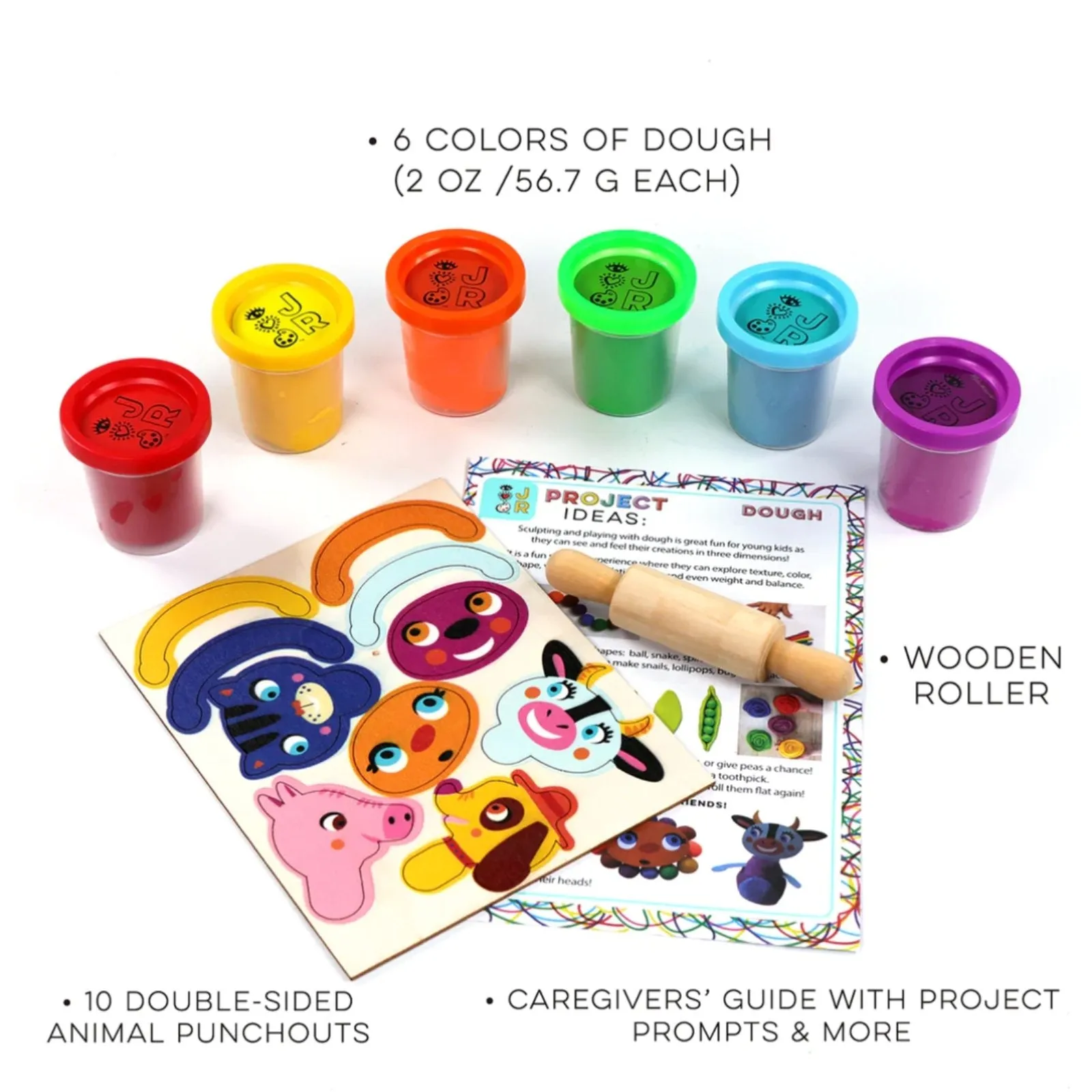 iHeartArt Jr 6 Doughs   Wooden Roller