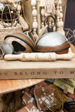 Imprinted Wooden Rolling Pin