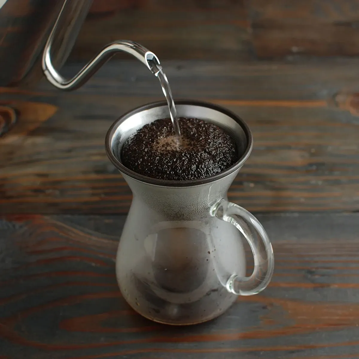 KINTO Slow Coffee Style 4 Cup Stainless Coffee Carafe Set