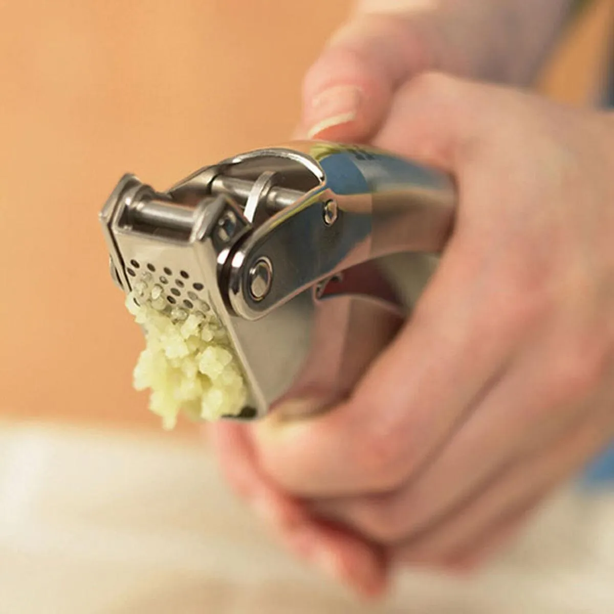 Kuhn Rikon Garlic Press - Stainless