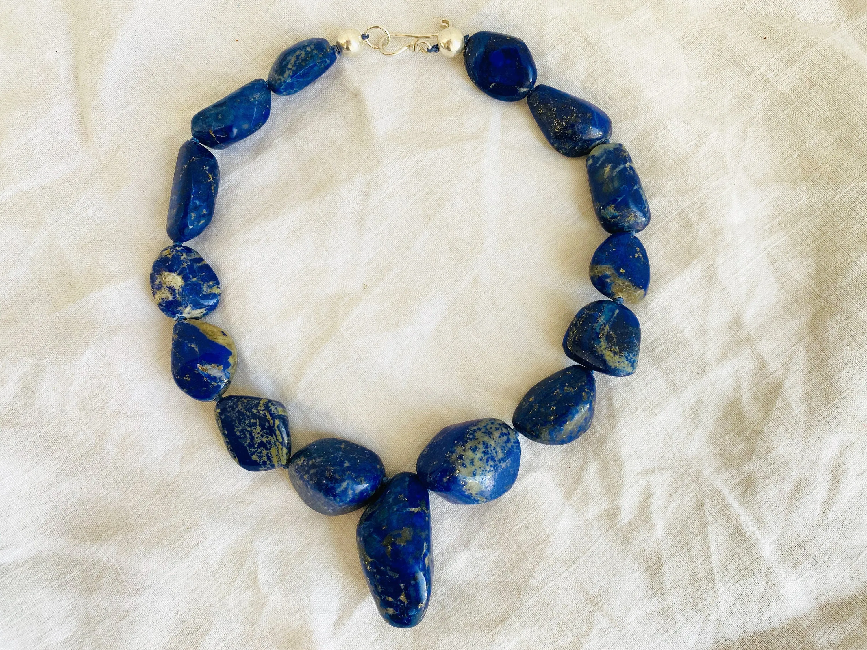 Lapis Beaded Necklace