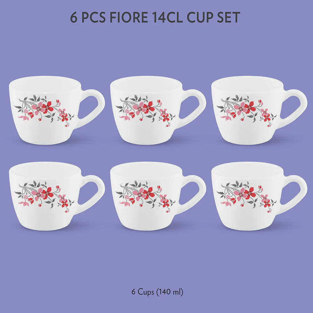 Larah by Borosil Fiore Cup Set