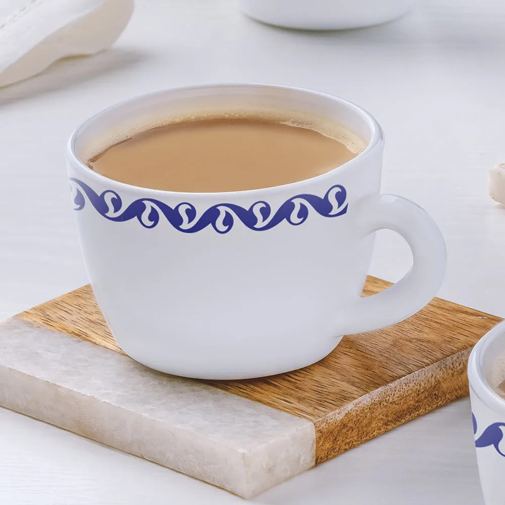 Larah by Borosil Jazzblue Cup Set