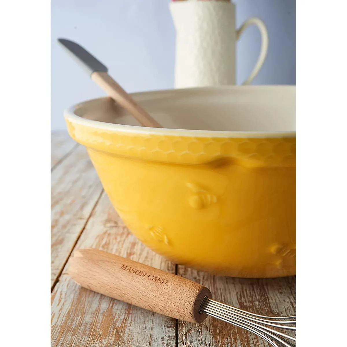 Mason Cash Sweet Bee Mixing Bowl Yellow 29cm