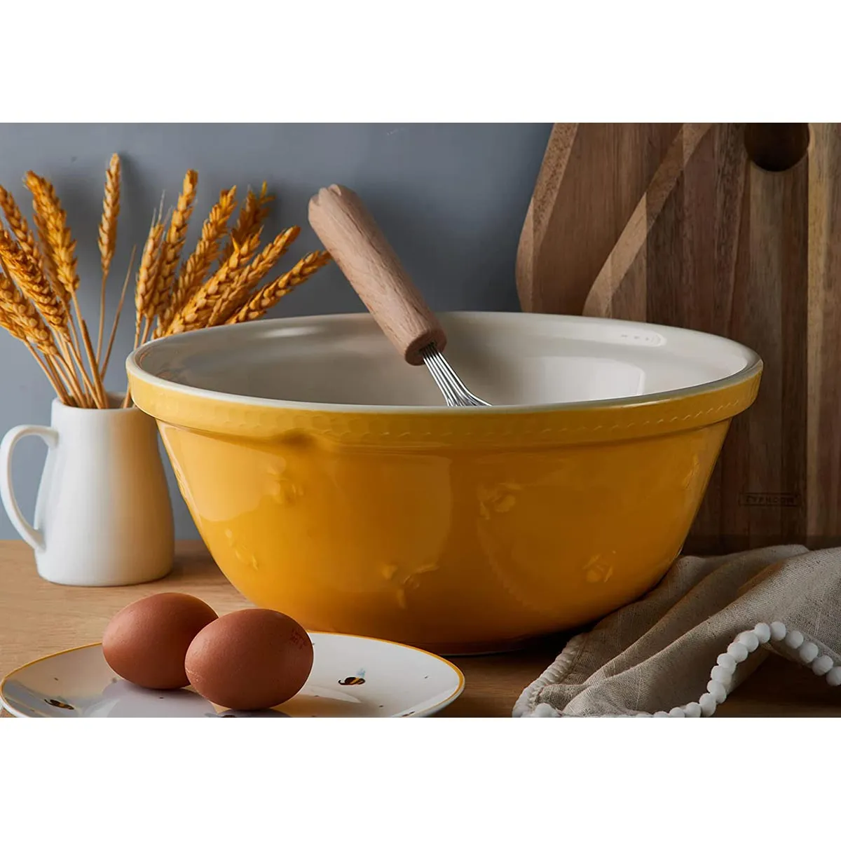 Mason Cash Sweet Bee Mixing Bowl Yellow 29cm