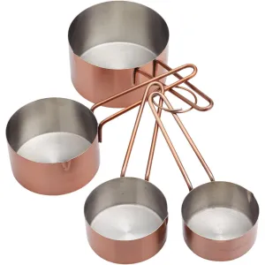 Mc Measuring Cup Set Of 4 S/Steel Copper