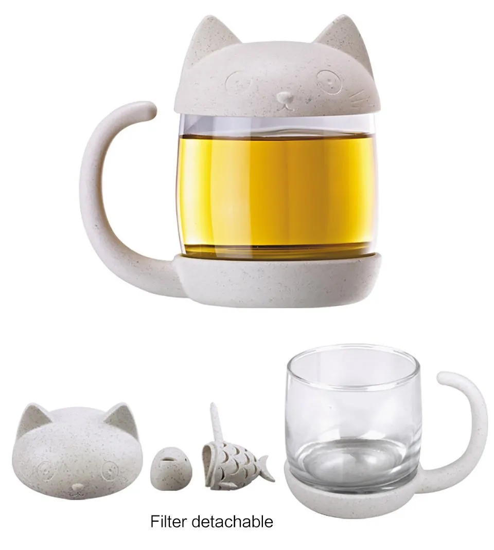 Meow Tea Infuser Cup