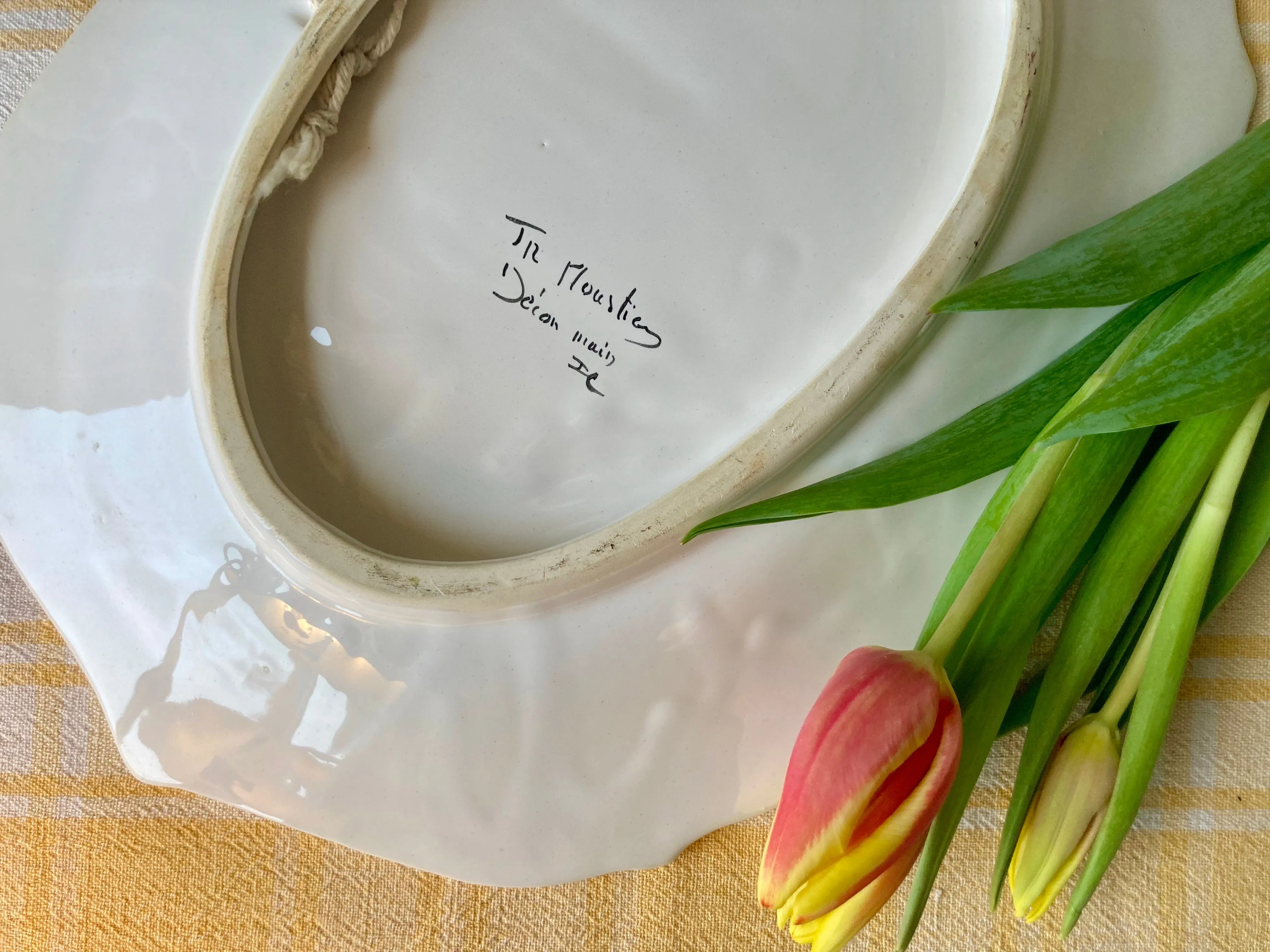 Moustiers - French faience decorative platter
